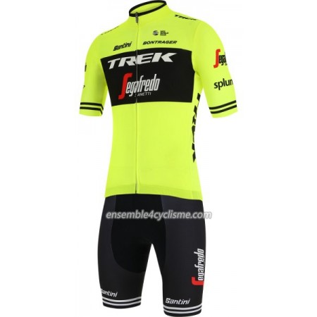 Tenue Maillot + Cuissard à Bretelles 2019 Trek-Segafredo N002